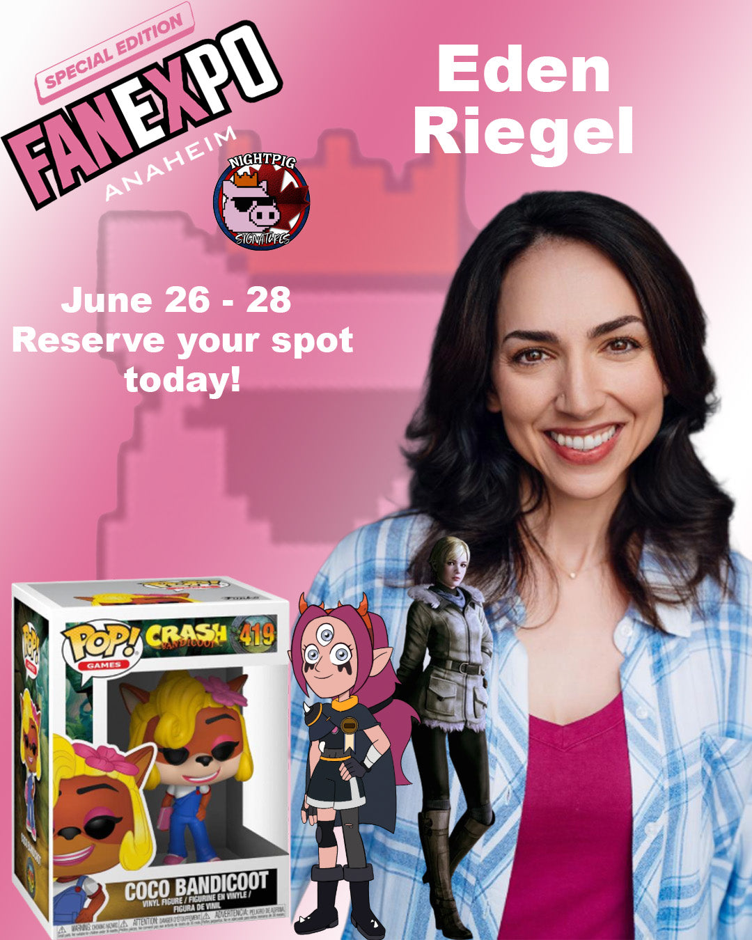 Eden Riegel auto