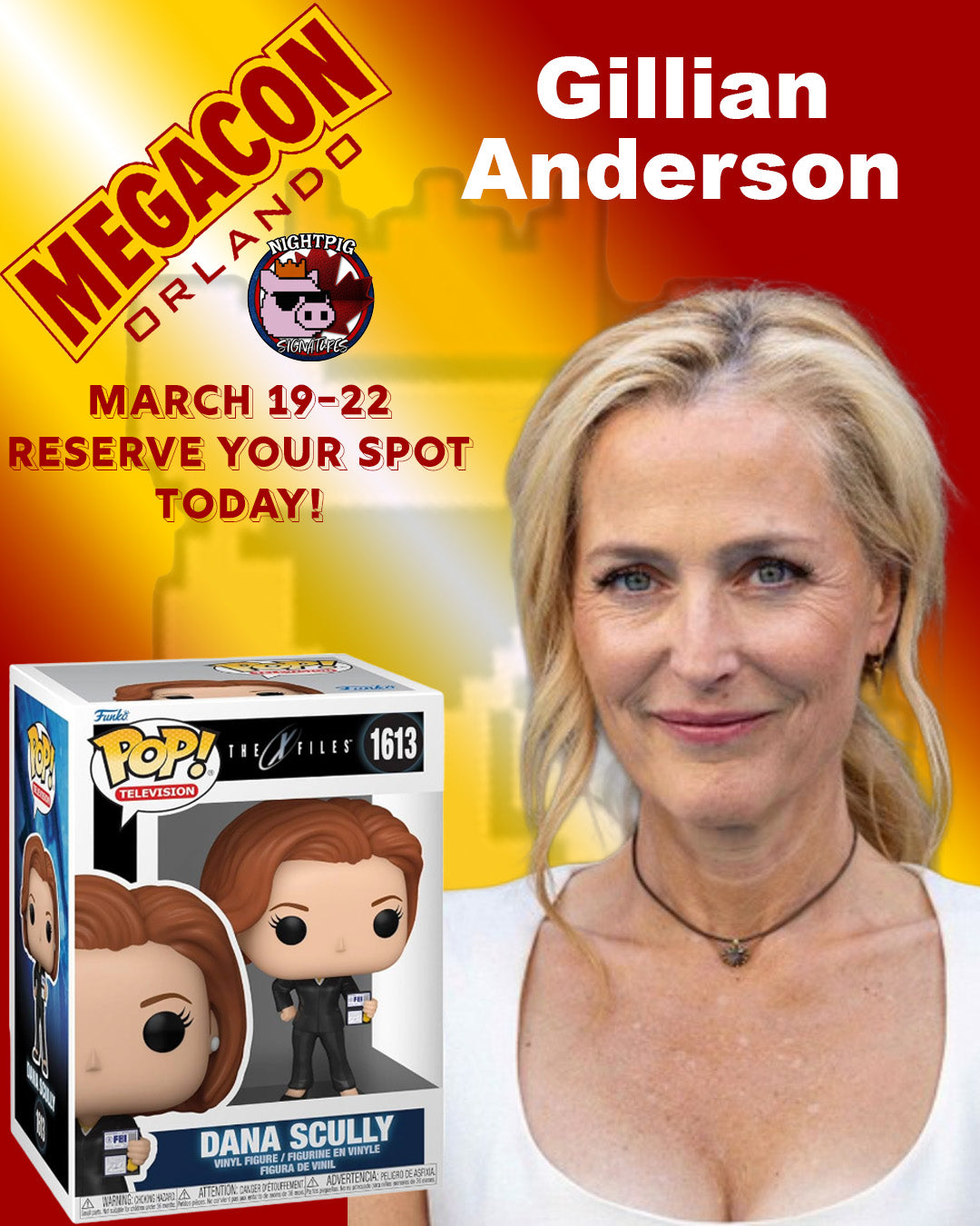 Gillian Anderson auto