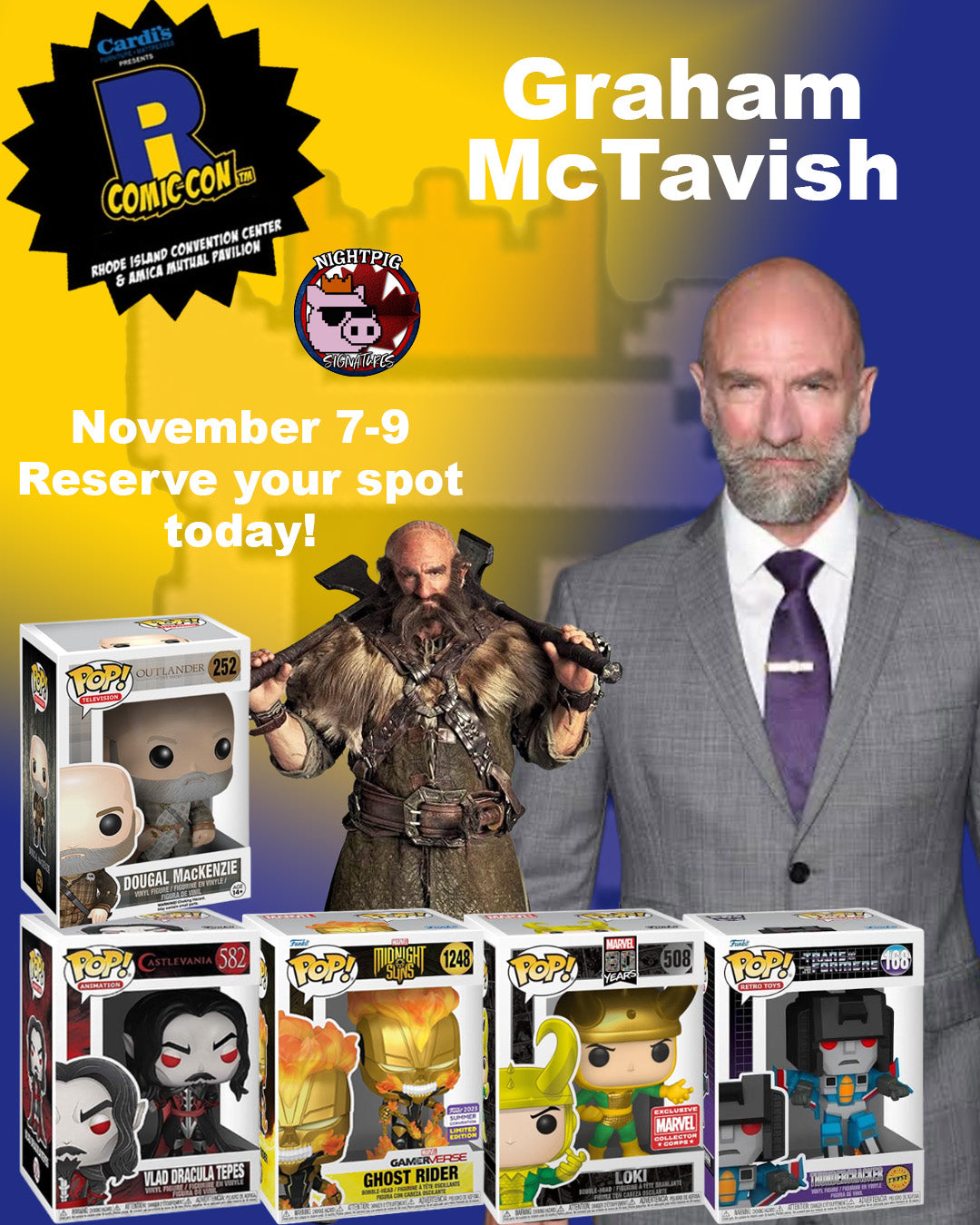 Graham McTavish auto