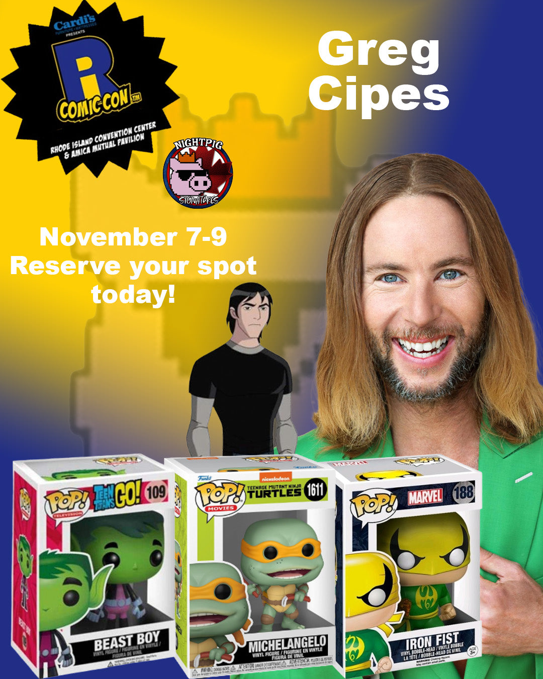 Greg Cipes auto
