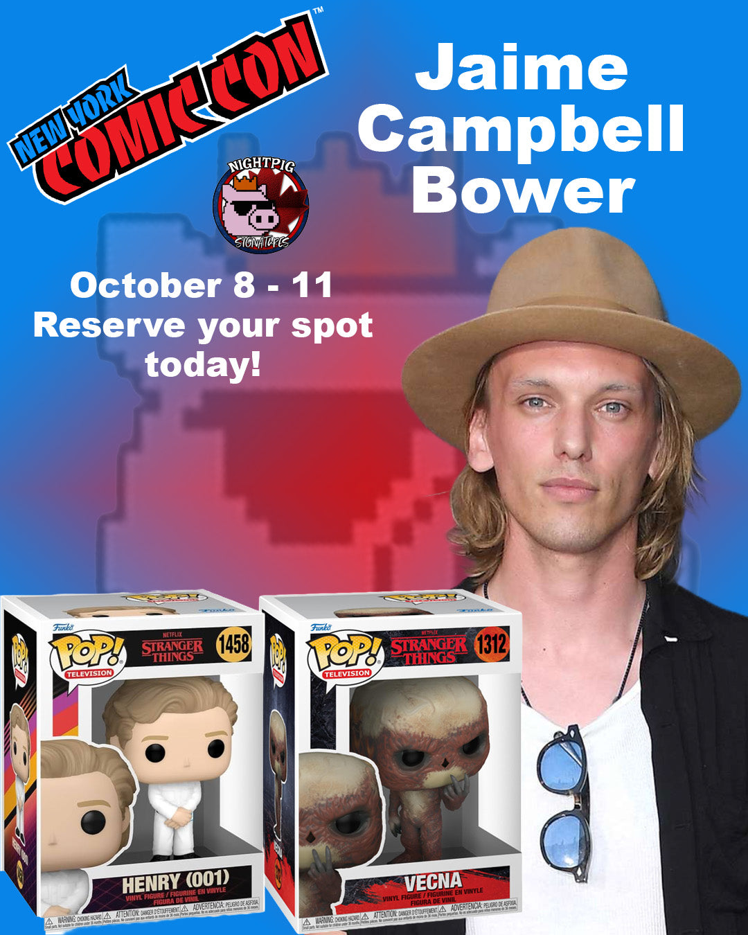 Jaime Campbell Bower auto