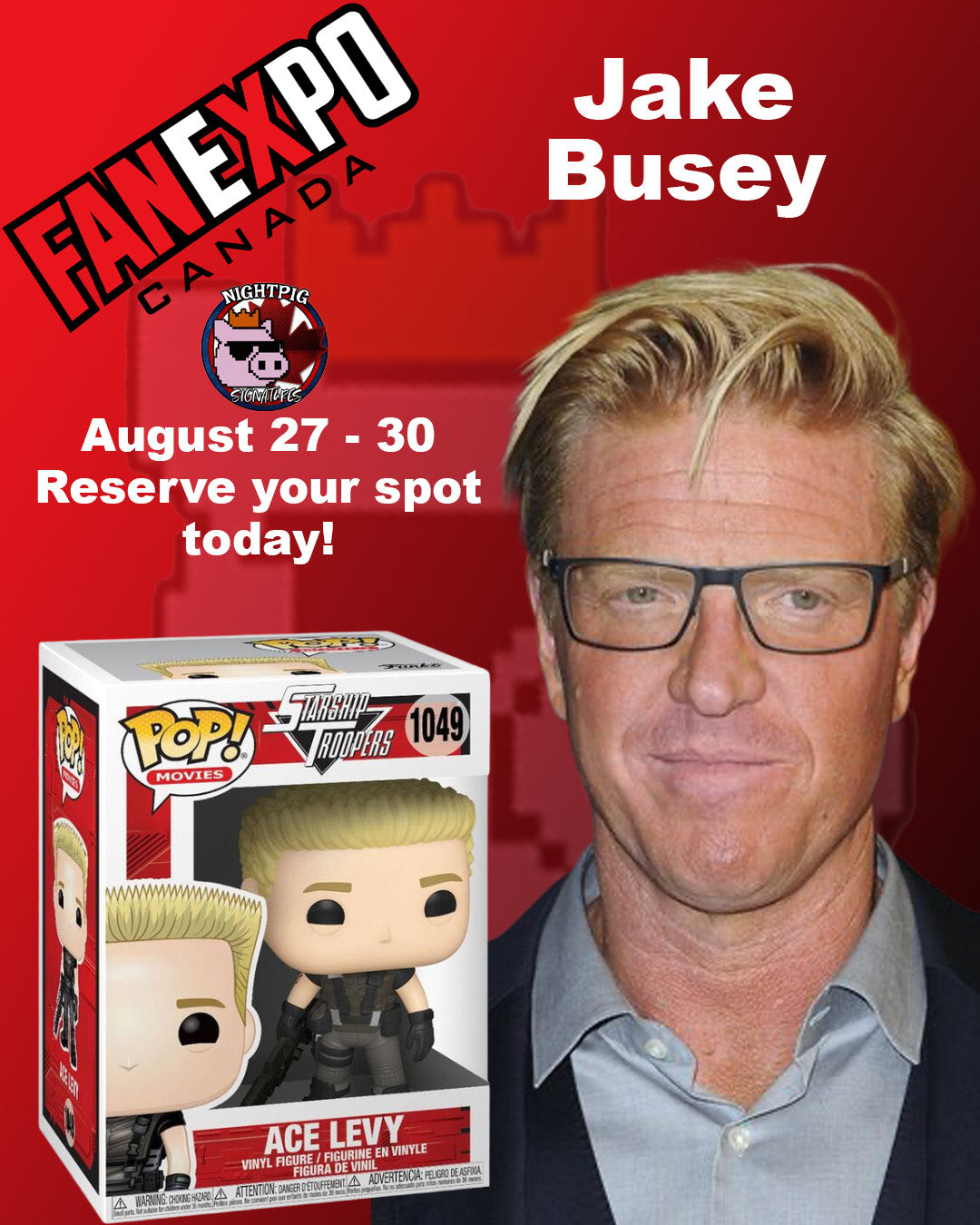 Jake Busey auto