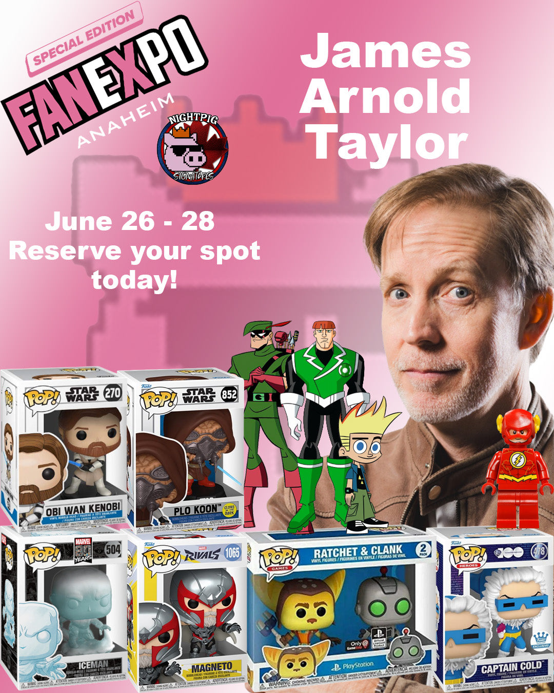 James Arnold Taylor auto