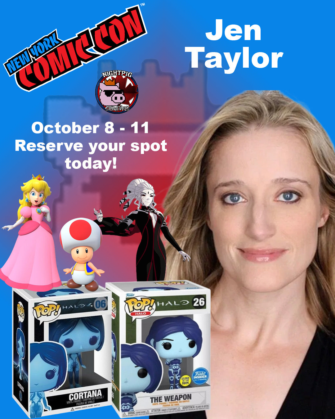 Jen Taylor auto