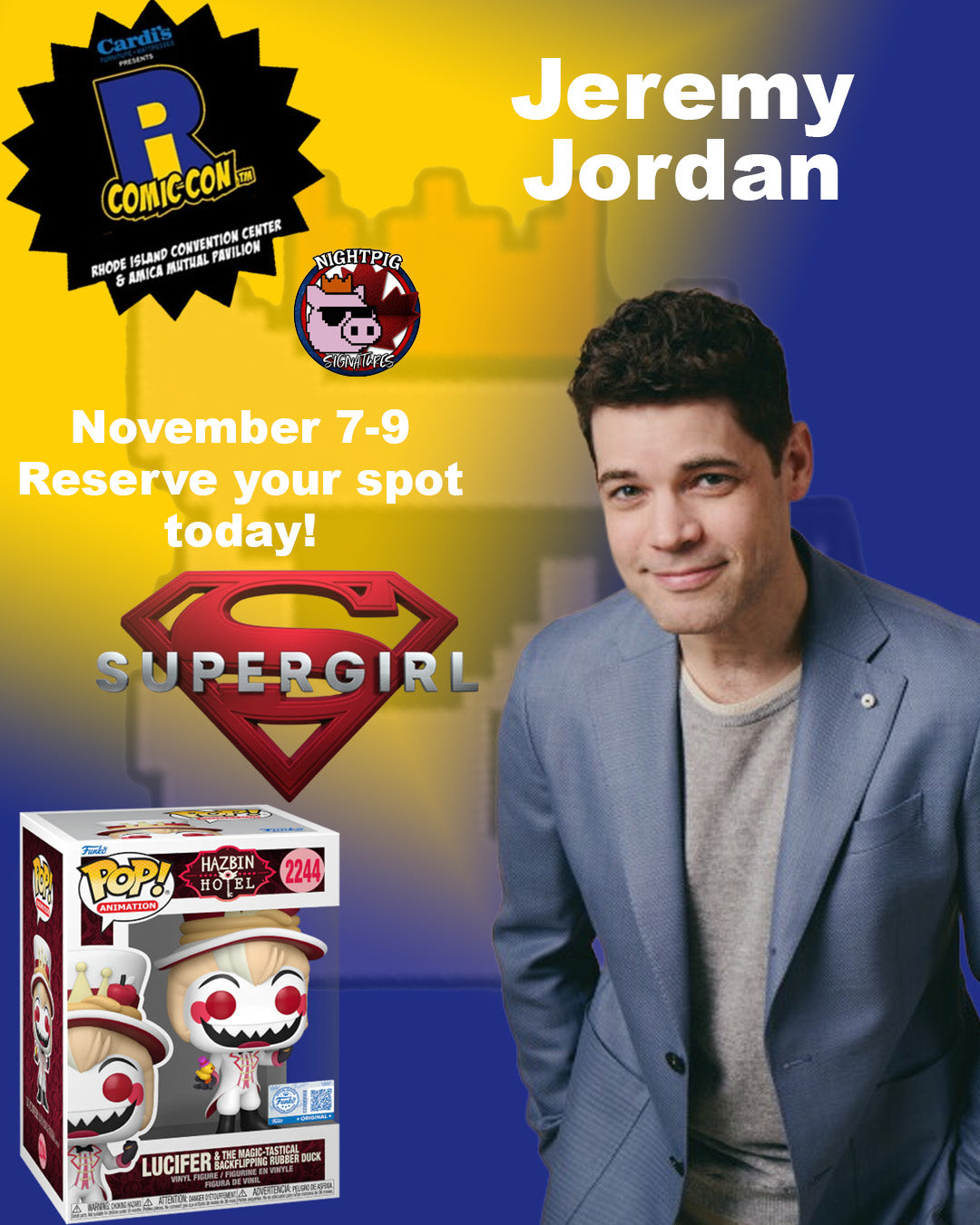 Jeremy Jordan auto