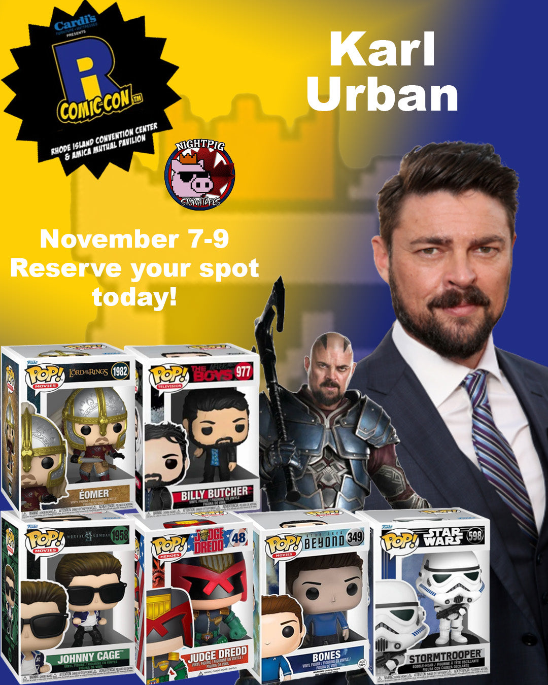 Karl Urban auto