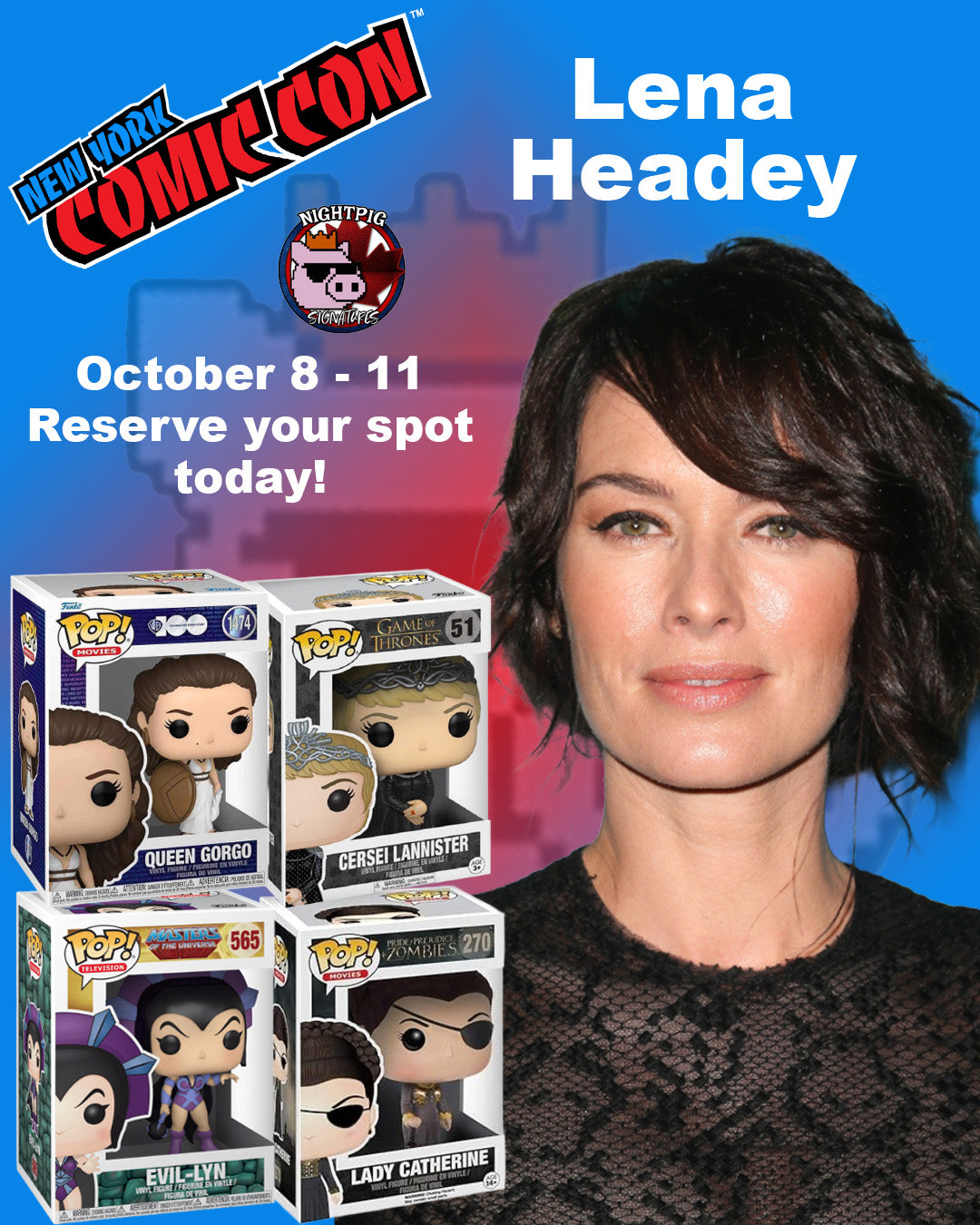 Lena Headey auto