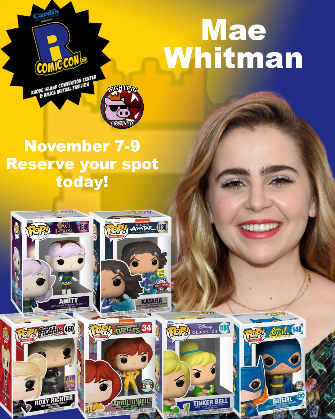 Mae Whitman auto