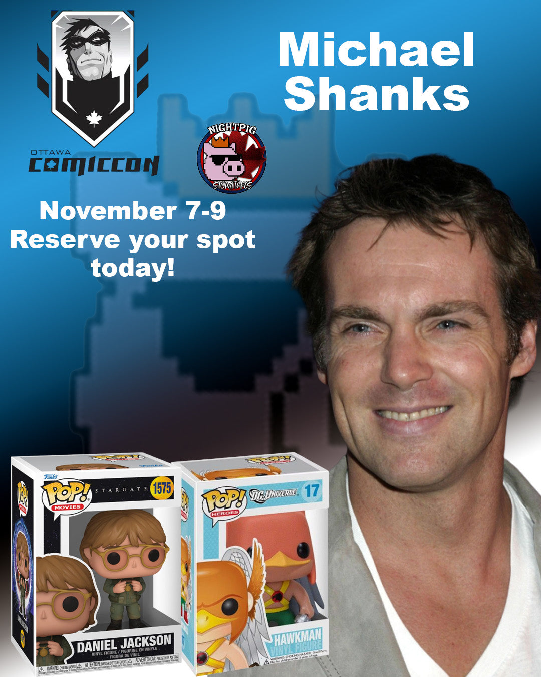 Michael Shanks auto