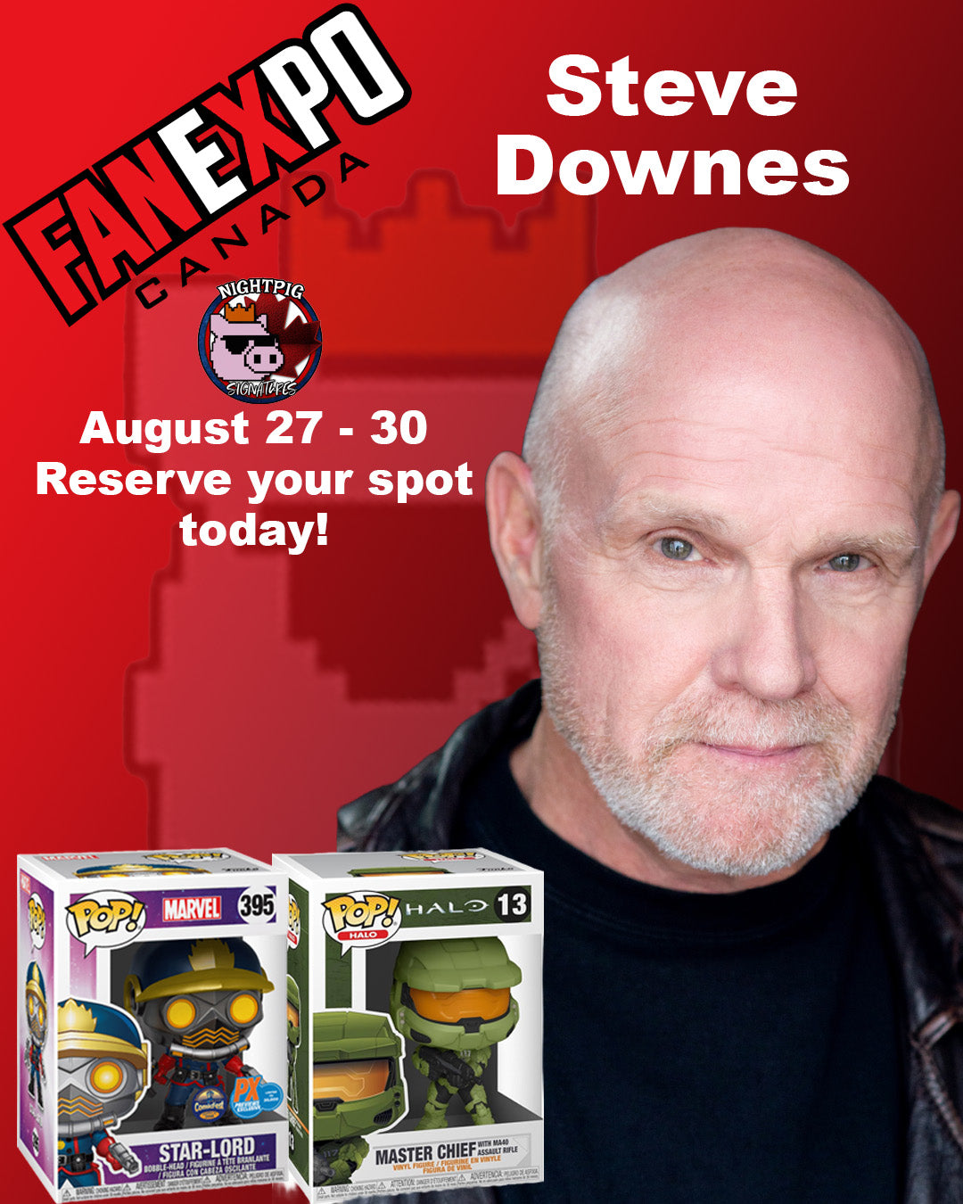 Steve Downes auto