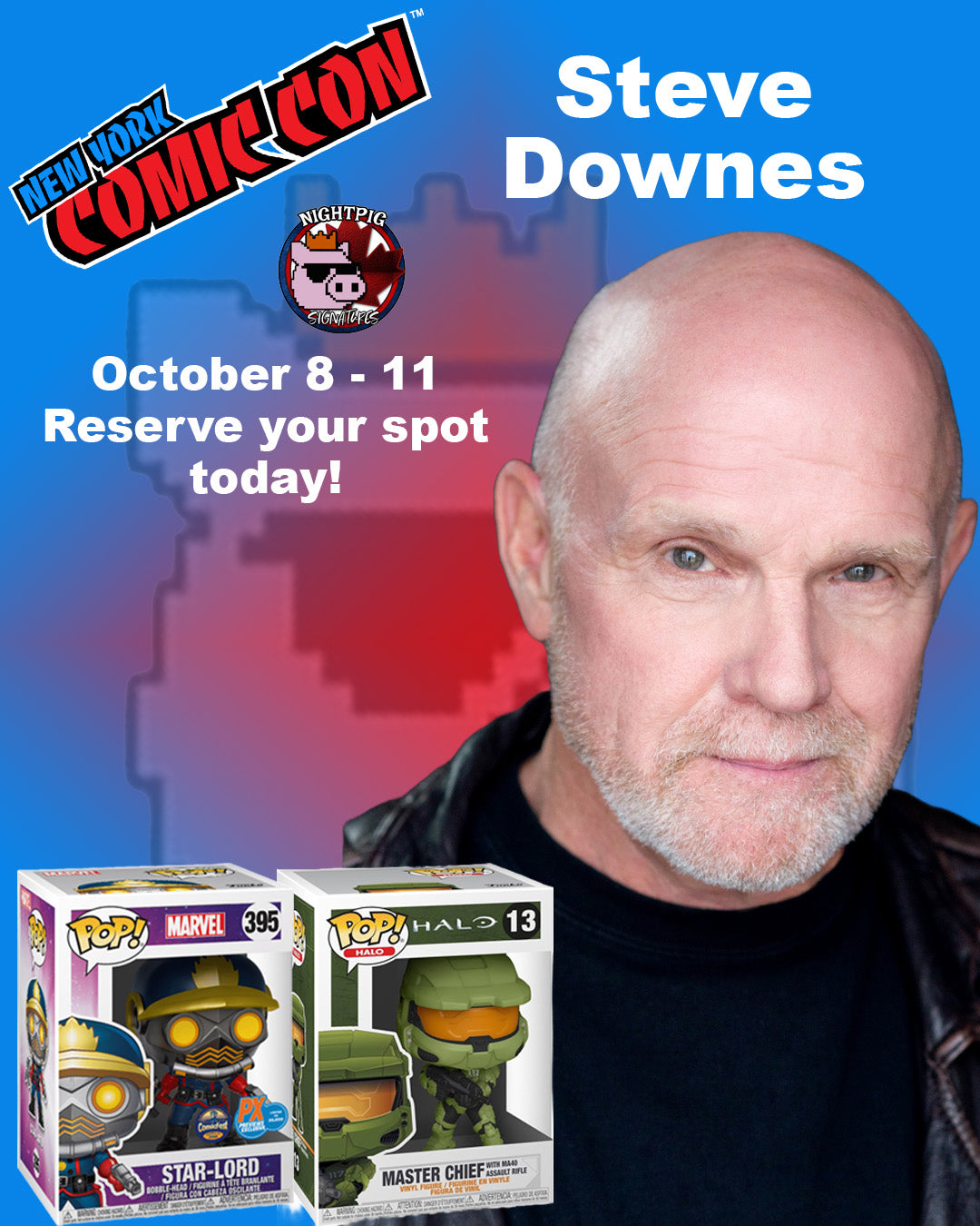 Steve Downes auto