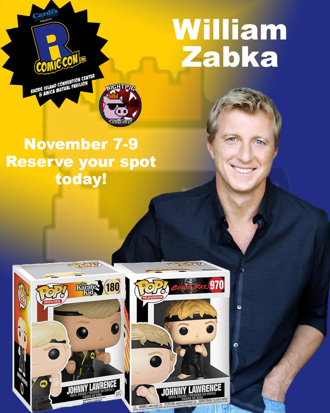 William Zabka auto