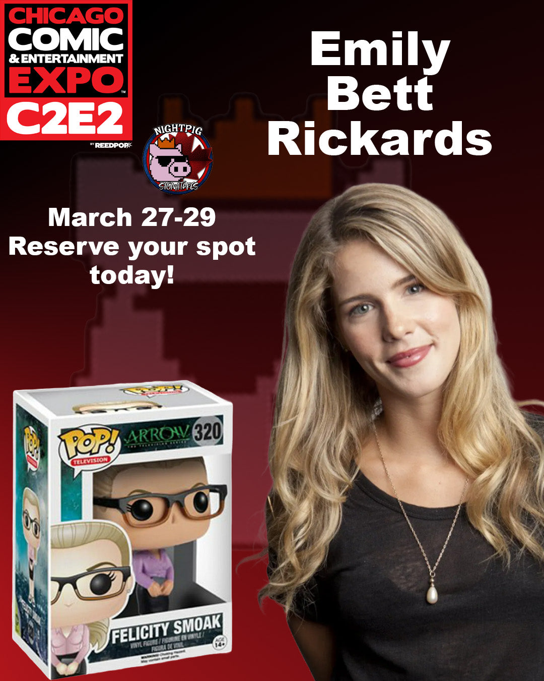 Emily Bett Rickards auto