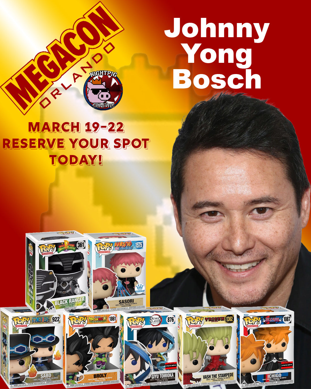 Johnny Yong Bosch auto