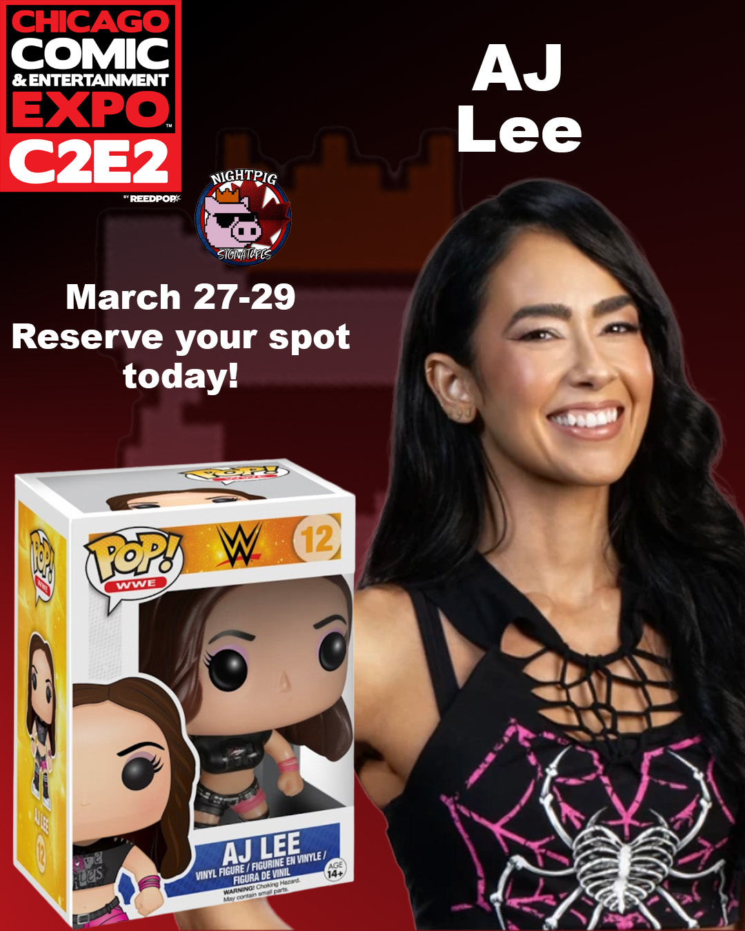 AJ Lee auto