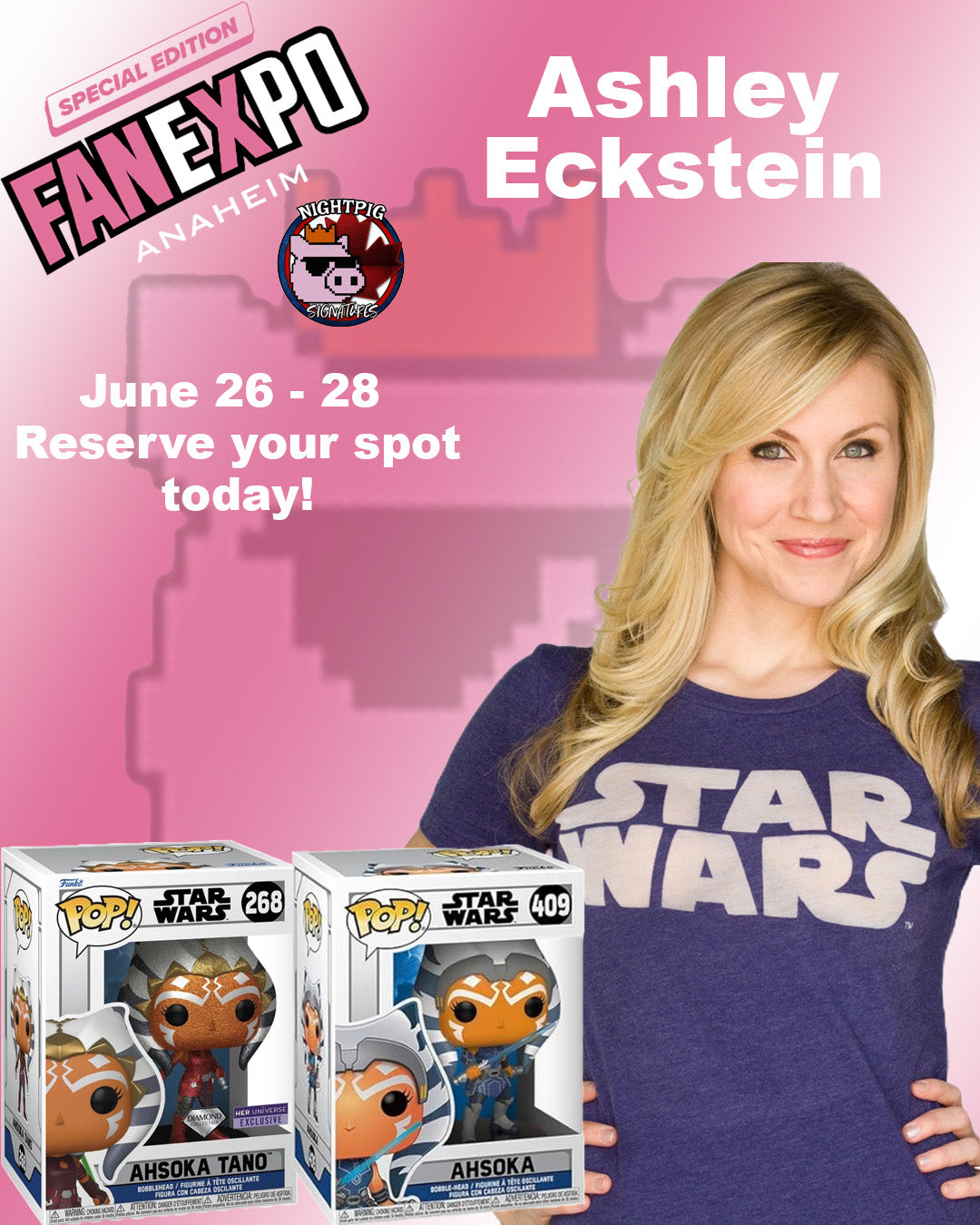 Ashley Eckstein auto