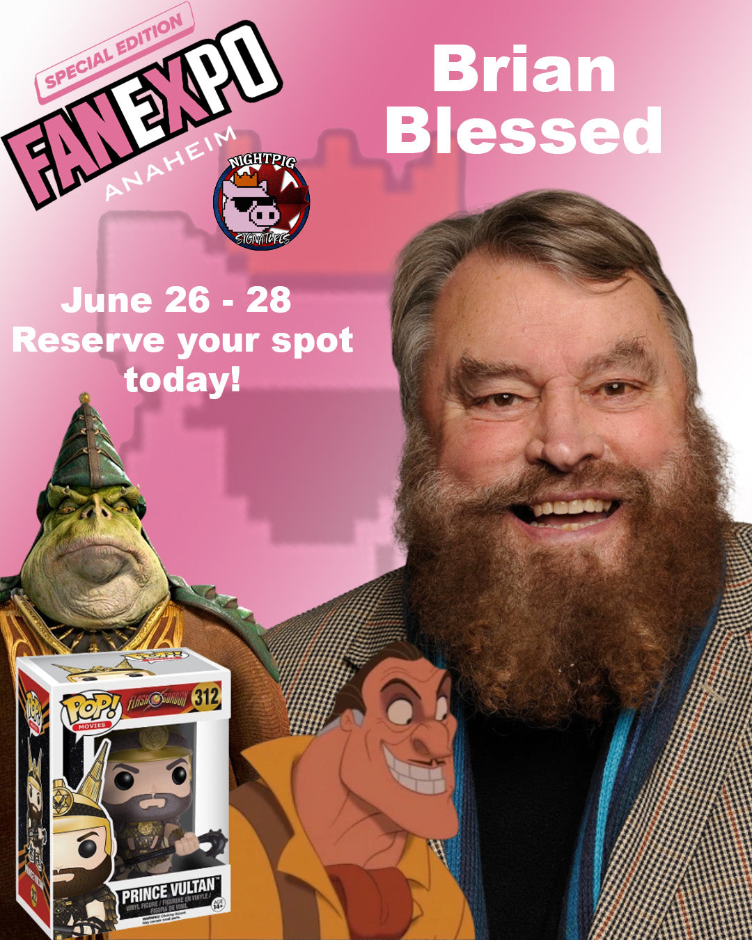 Brian Blessed auto