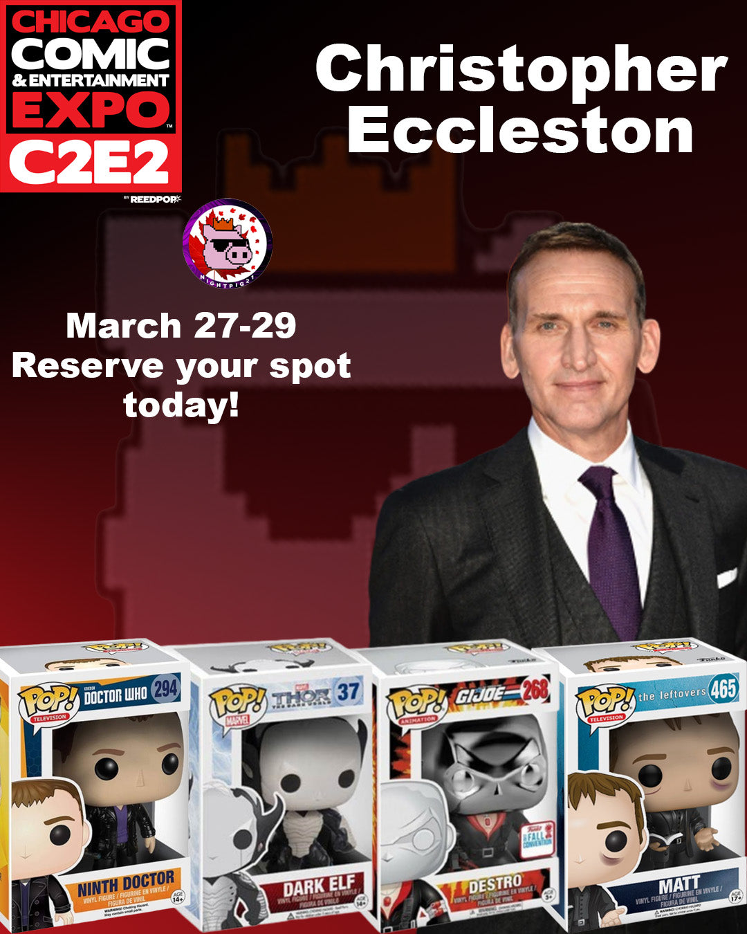 Christopher Eccleston auto