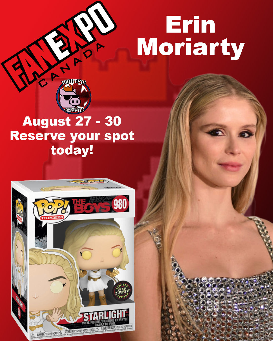 Erin Moriarty auto