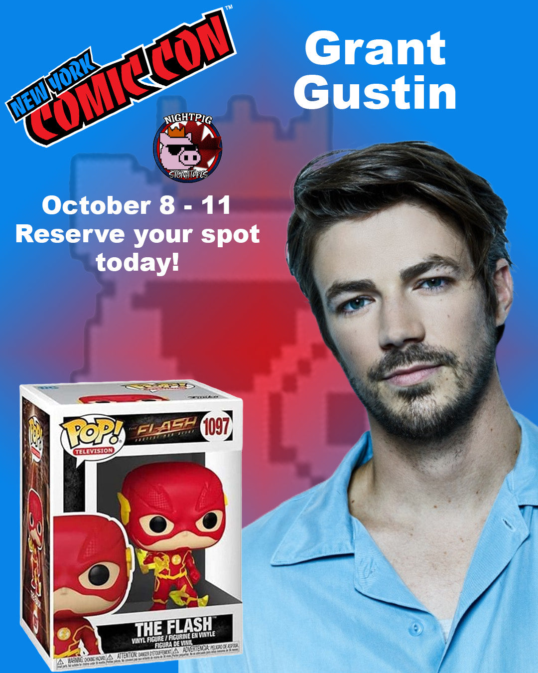 Grant Gustin auto