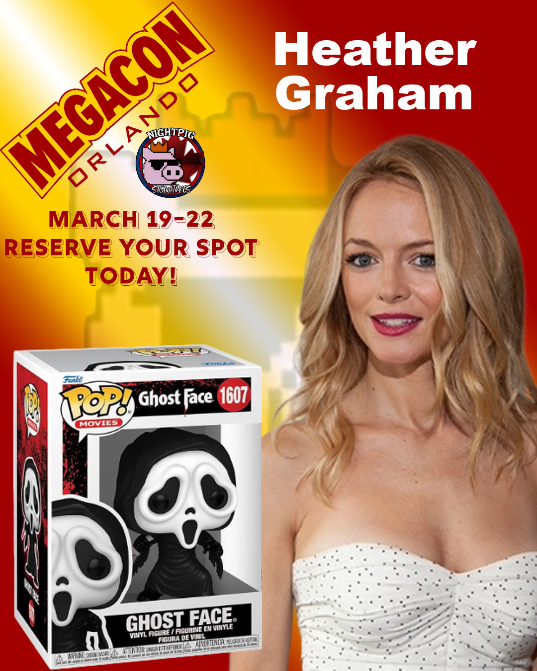 Heather Graham auto
