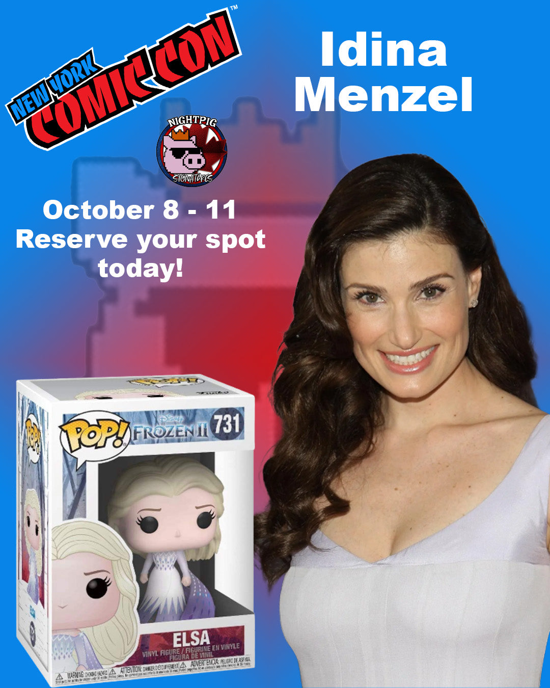 Idina Menzel auto