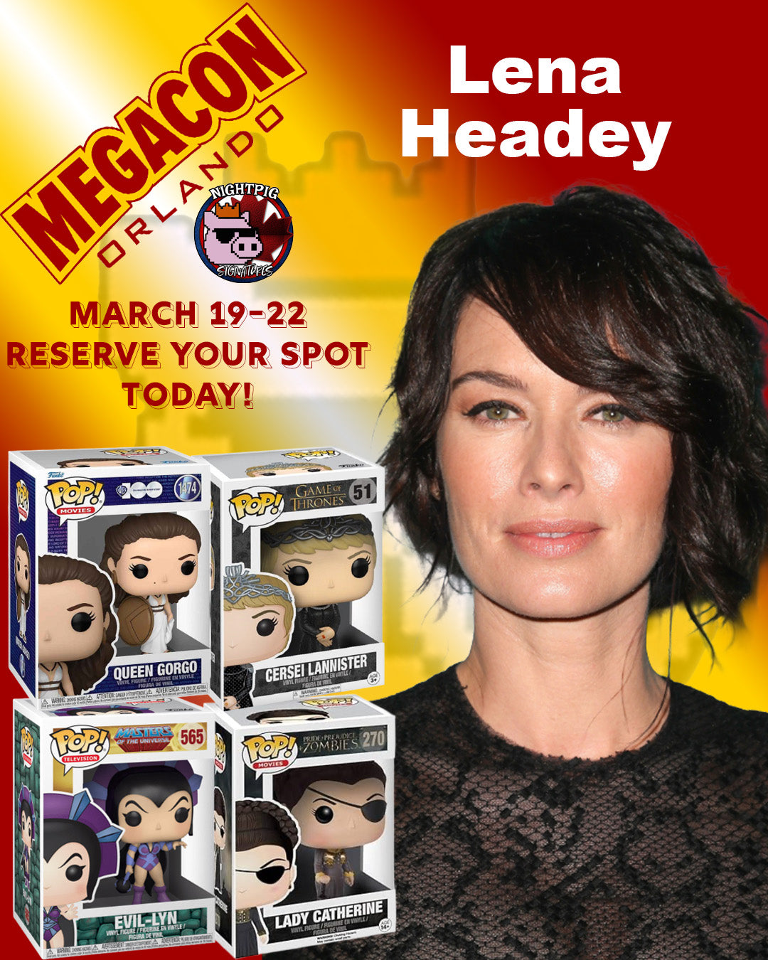 Lena Headey auto