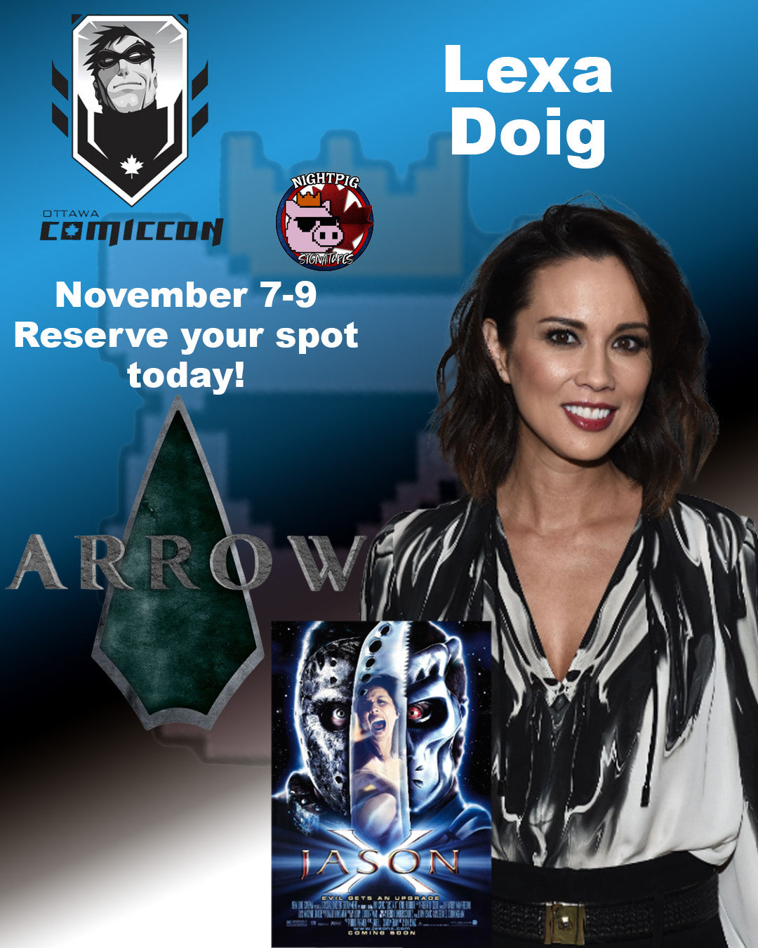 Lexa Doig auto
