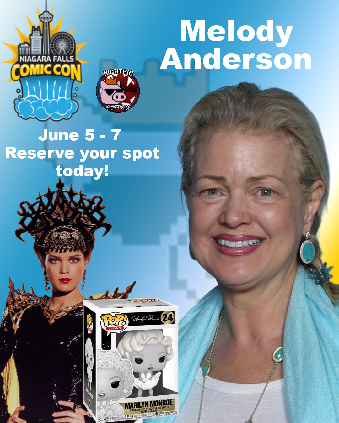 Melody Anderson auto