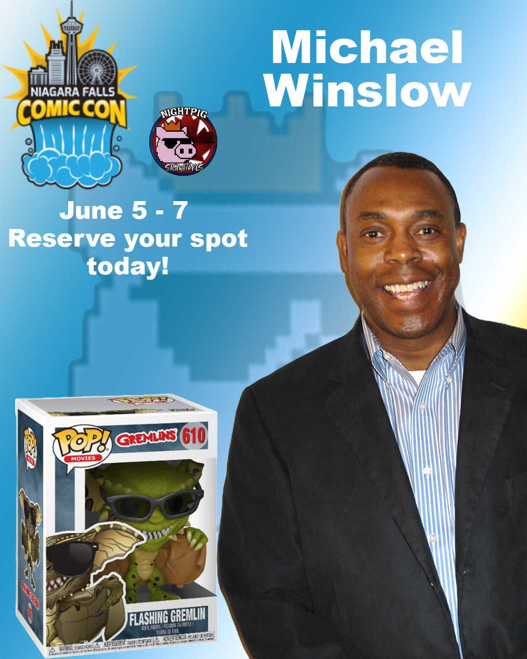 Michael Winslow auto
