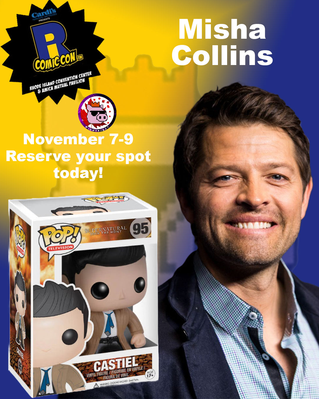 Misha Collins auto