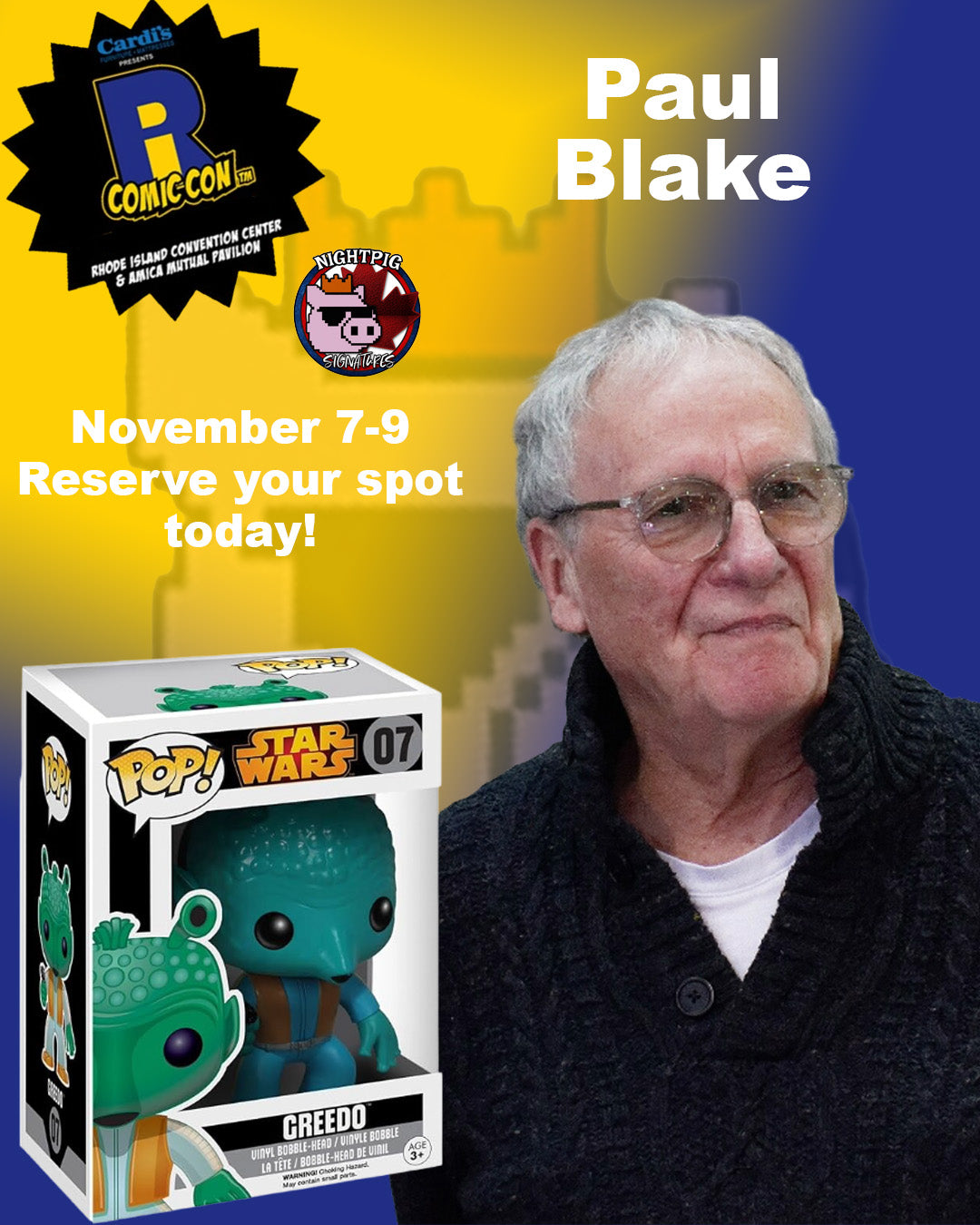 Paul Blake auto