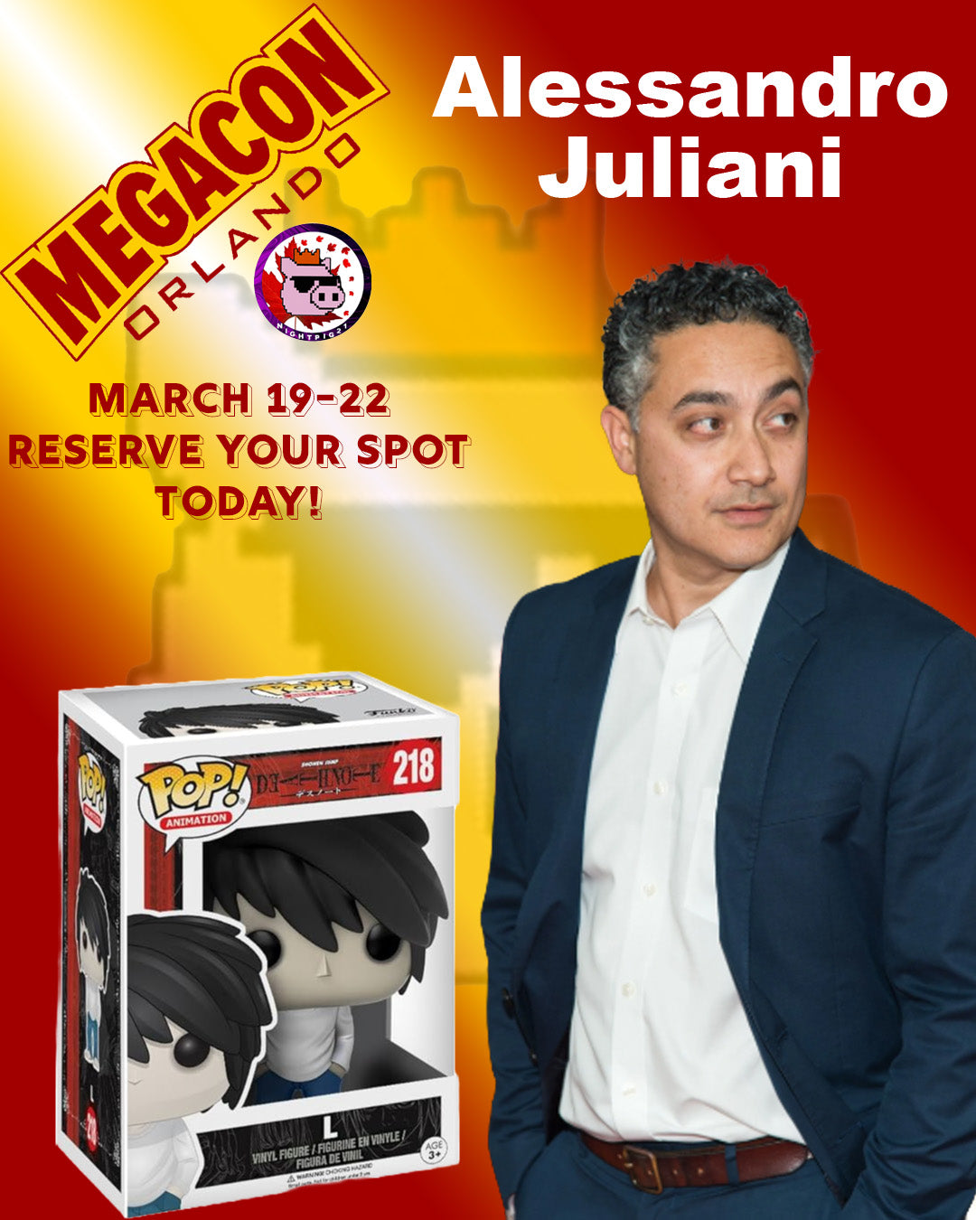 Alessandro Juliani auto