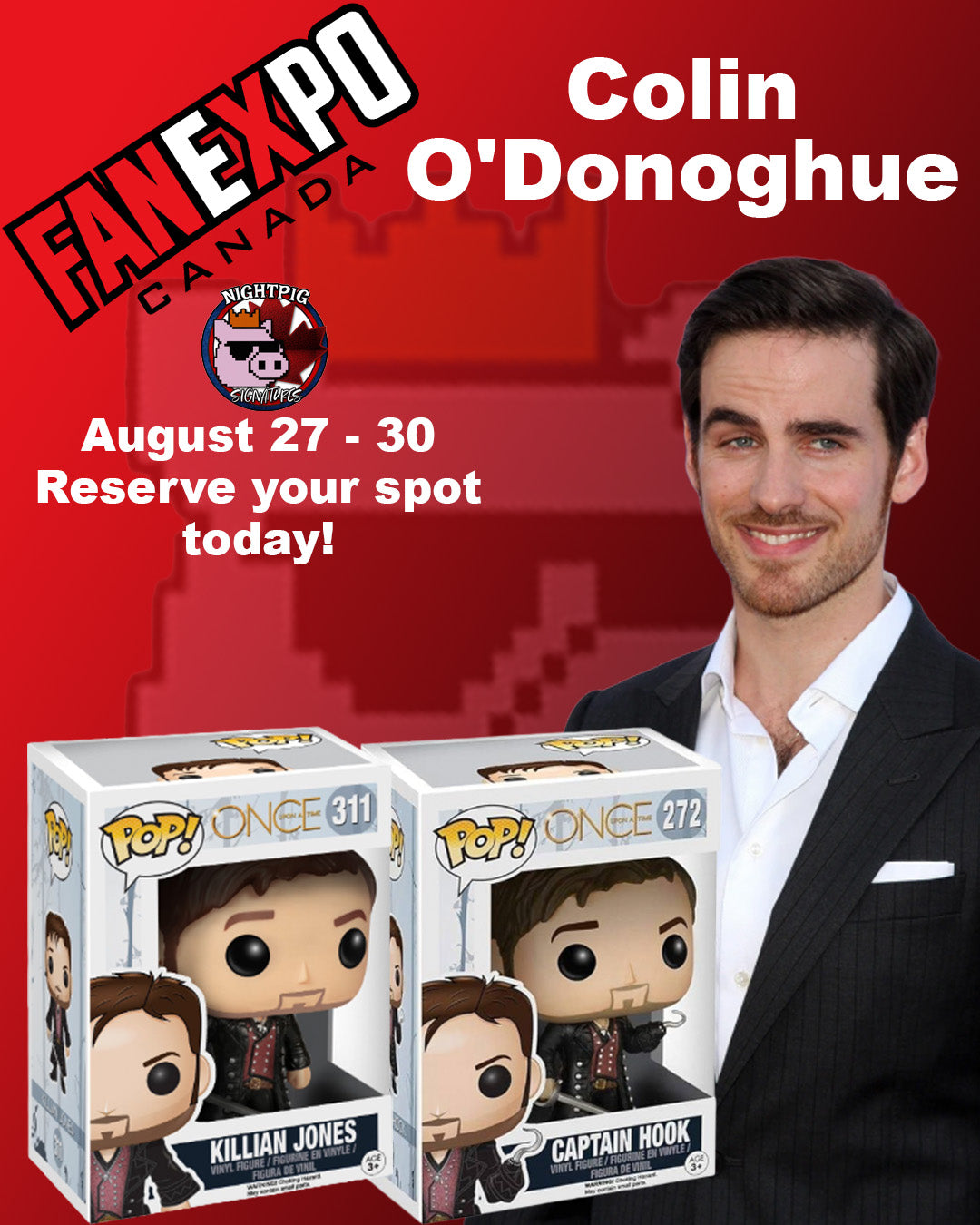 Colin O'Donoghue auto