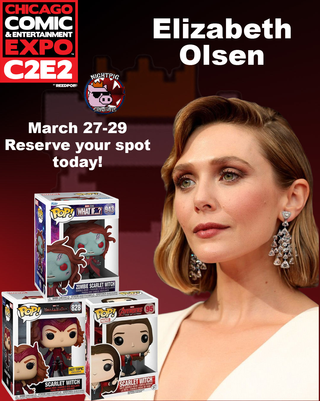 Elizabeth Olsen auto