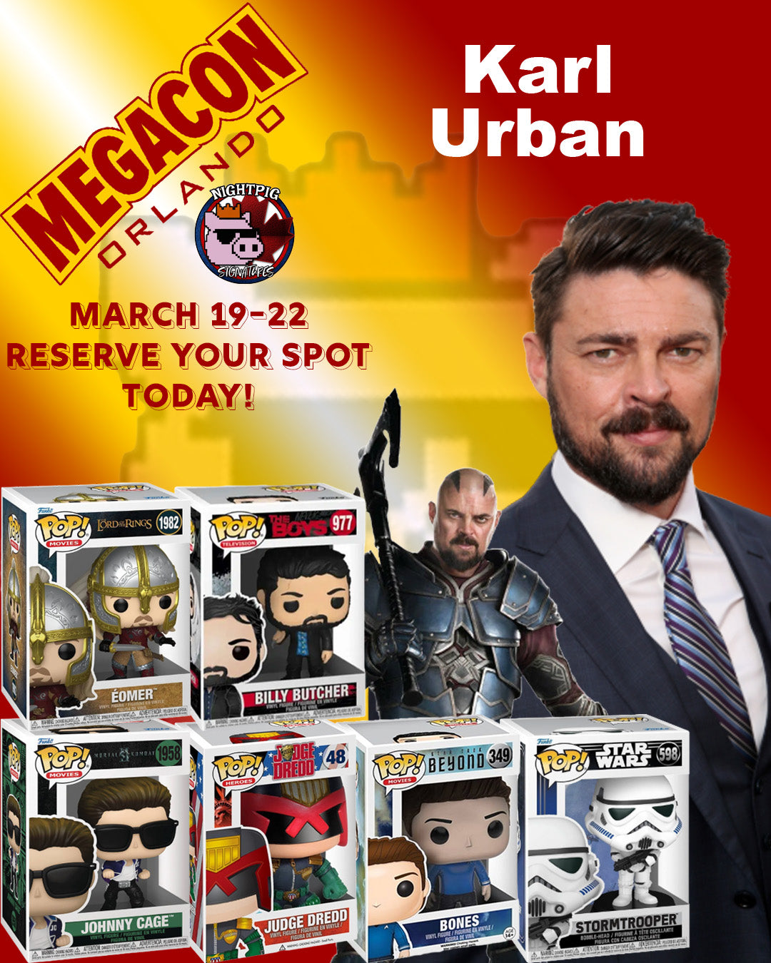 Karl Urban auto